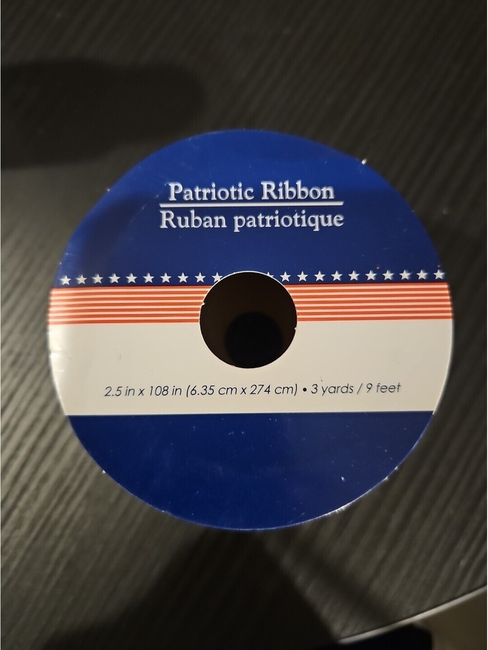 Patriotic Ribbon 2.5" x 108" (3 Yds / 9 Feet)